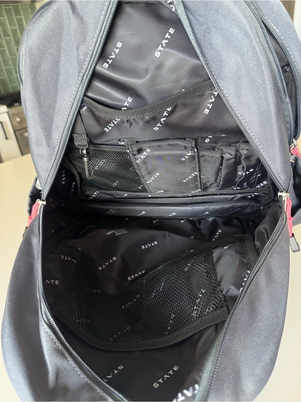 STATE Double Pocket Slate Backpack